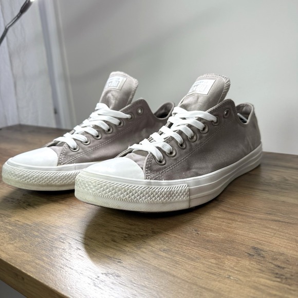 Converse All Star Cordura Gray Low Sneakers Men's 10 Canvas‎ Durable EUC Shoes - Picture 5 of 8